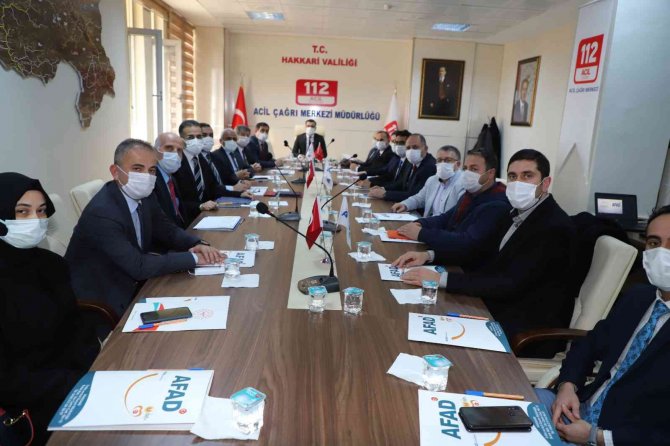 Hakkari’de Risk Azaltma Toplantısı