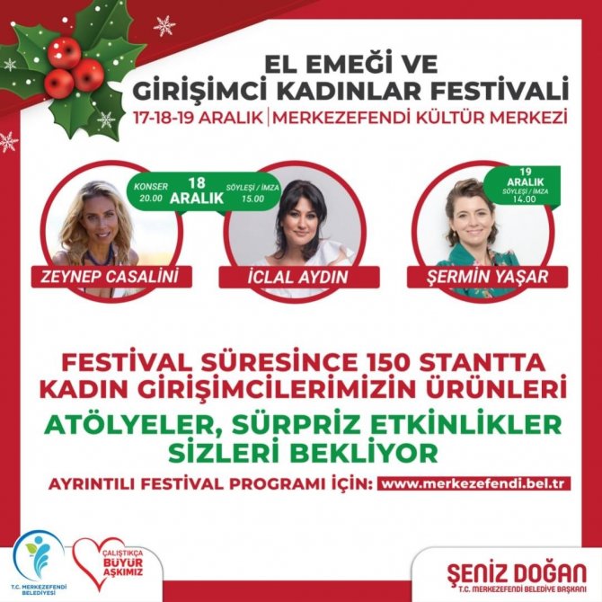 El Emeği Ve Girişimci Kadınlar Festivali Başlıyor