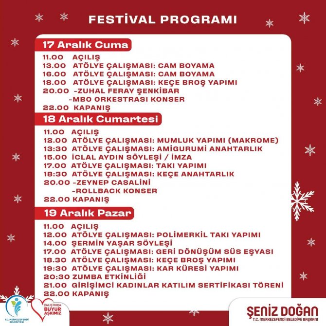 El Emeği Ve Girişimci Kadınlar Festivali Başlıyor
