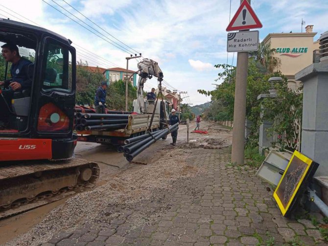 Marmaris İ̇çme Suyu Hatları Yenileniyor