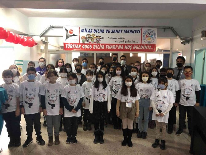 Milas’ta ‘Tübi̇tak 4006 Bilim Fuarı’ Açıldı