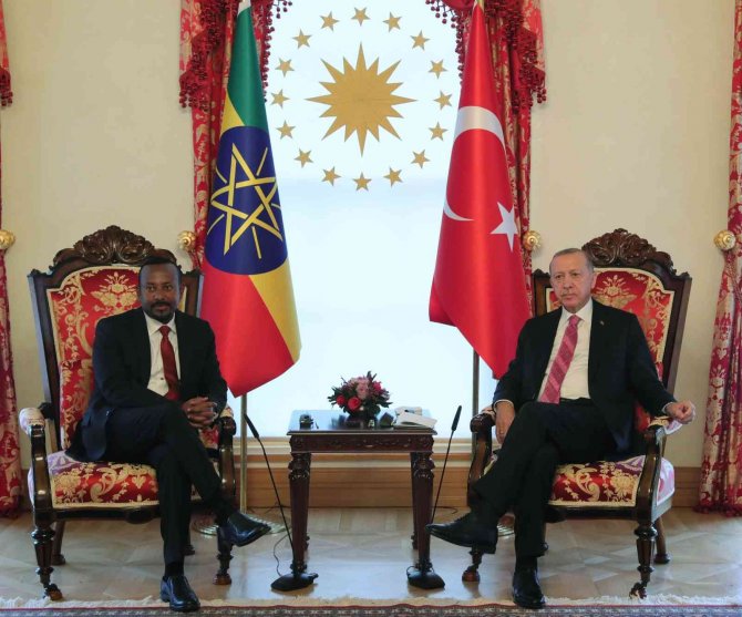 Cumhurbaşkanı Erdoğan, Etiyopya Başbakanı Abiy Ahmed Ali’yi Kabul Etti