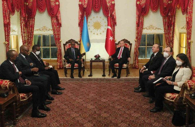 Cumhurbaşkanı Erdoğan, Ruanda Cumhurbaşkanı Paul Kagame İle Görüştü