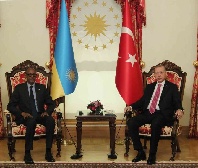 Cumhurbaşkanı Erdoğan, Ruanda Cumhurbaşkanı Paul Kagame İle Görüştü