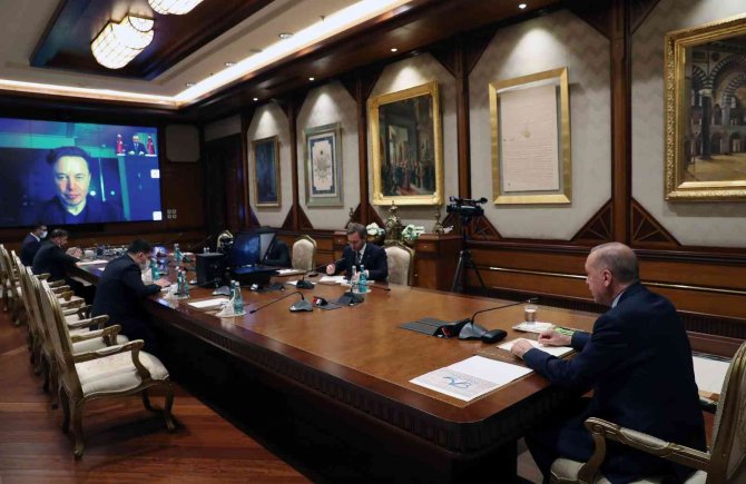 Cumhurbaşkanı Erdoğan, Elon Musk İle Görüştü