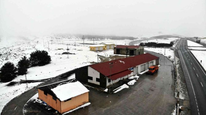 Erzincan’ın Yüksek Kesimlerinde Kar Yağışı