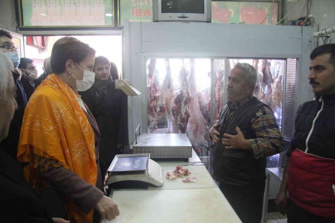 Akşener, Gaziantep’te Esnafı Ziyaret Etti