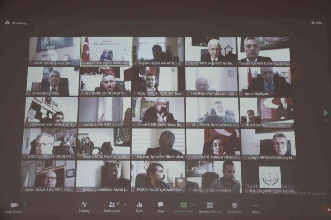 Kütahya’da Mesleki Eğitim Tanıtım Programı Toplantısı