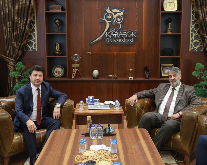 Subü Rektörü Prof. Dr. Mehmet Sarıbıyık’tan Kbü’ye Ziyaret