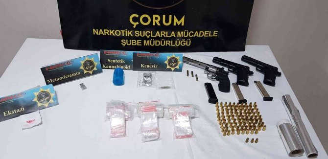 Çorum Polisinden Uyuşturucu Operasyonu