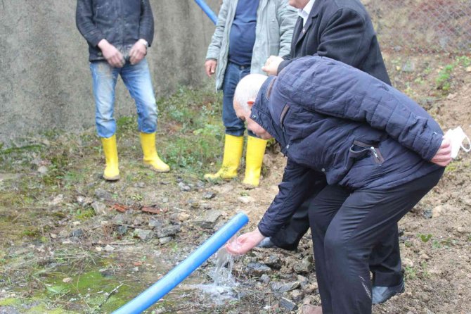 Dereyörük Köyünün İçme Suyu Sıkıntısı Çözüldü
