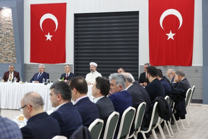 Diyanet İ̇şleri Başkanı Erbaş: “İ̇yilikte Yardımlaşmak Üzere Buradayız”