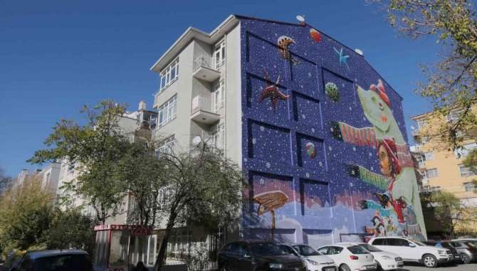 Çankaya Belediyesi Apartmanları Sanat Eserine Dönüştürecek