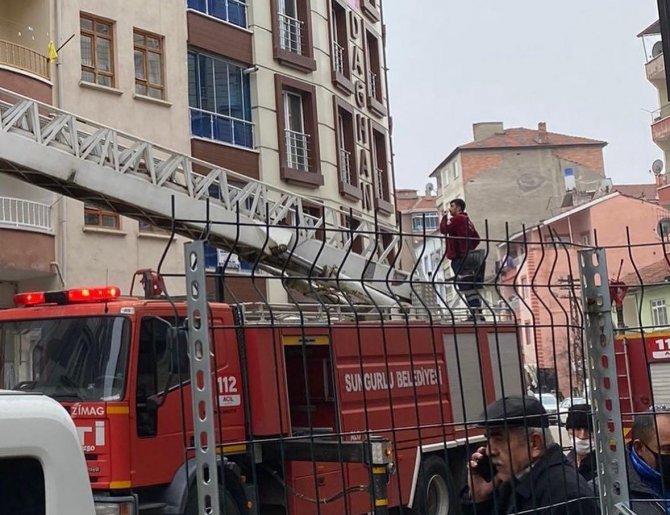 Sungurlu’da Korkutan Yangın