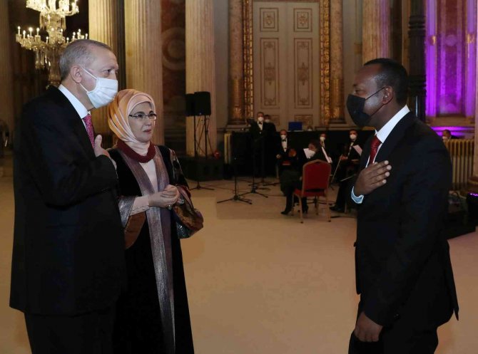 Cumhurbaşkanı Erdoğan, Kongo Demokratik Cumhuriyeti Cumhurbaşkanı Felix Tshisekedi İle Bir Araya Geldi
