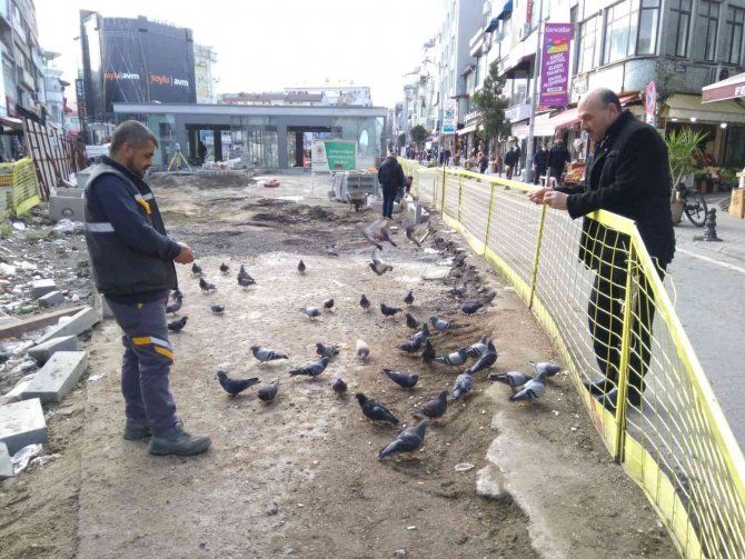 Subaşı’nın Güvercinleri Hamidiye Çeşmesi’ni Güzelleştirecek