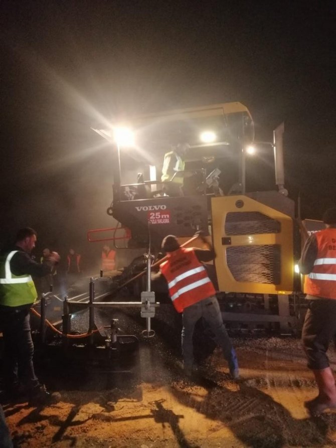 Özel İdareden Gece Mesaisi