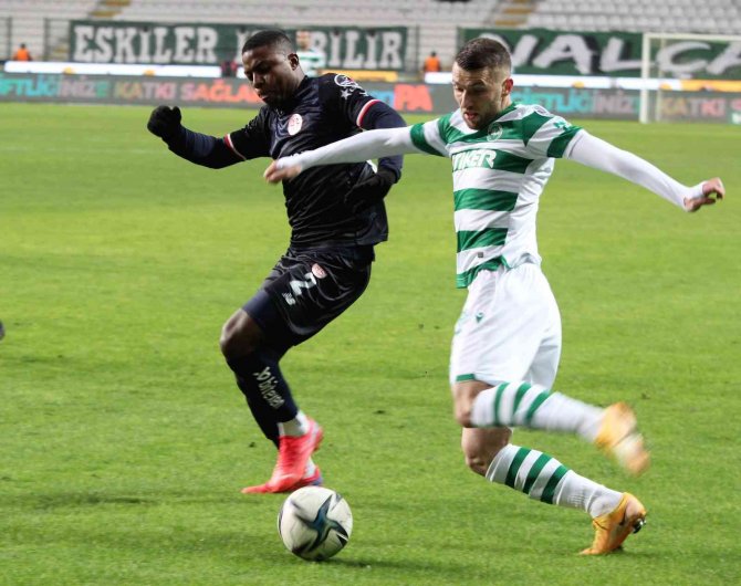 Spor Toto Süper Lig: Konyaspor: 1 - Antalyaspor: 0 (Maç Sonucu)