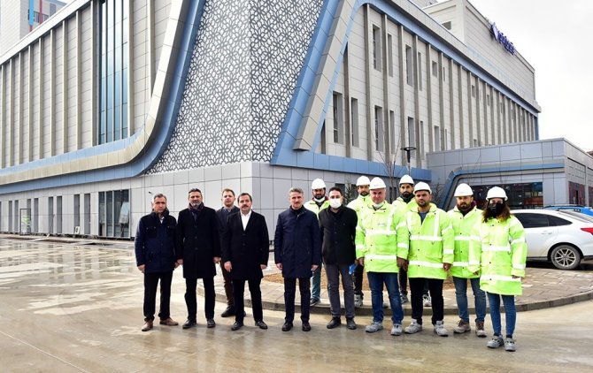 Battalgazi Devlet Hastanesi’nde İç Dekorasyon Sürüyor