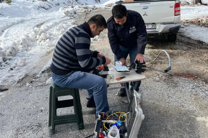 Alanya Yaylalarında ‘Fiber’ Altyapı Çalışması