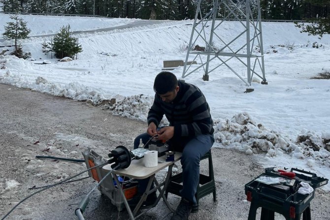 Alanya Yaylalarında ‘Fiber’ Altyapı Çalışması