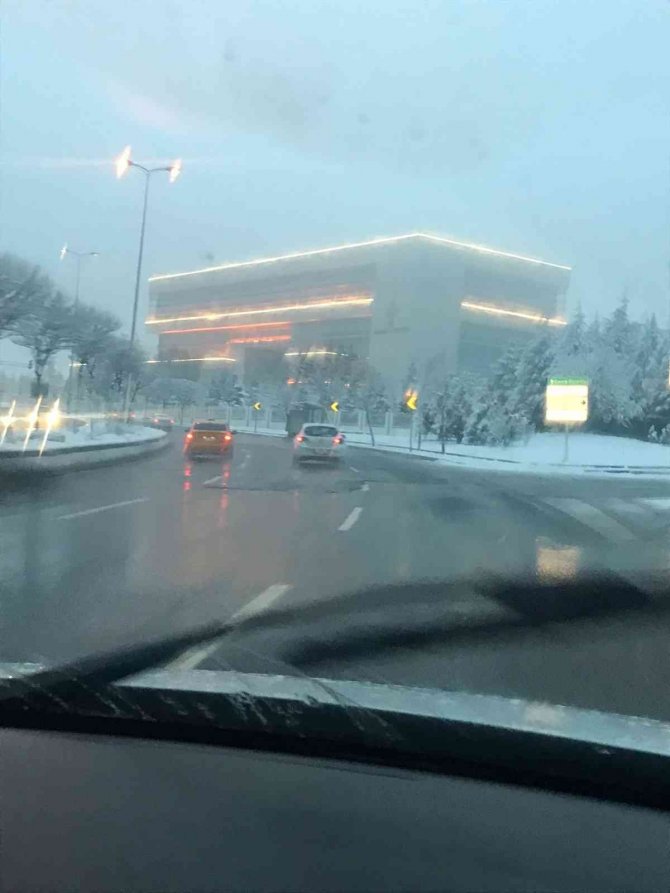 Başkentte Kar Yağışı Etkili Oldu