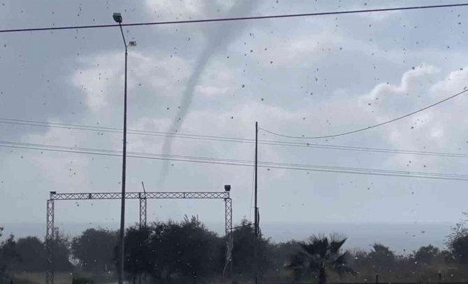 Alanya’da Hortum Korkuttu