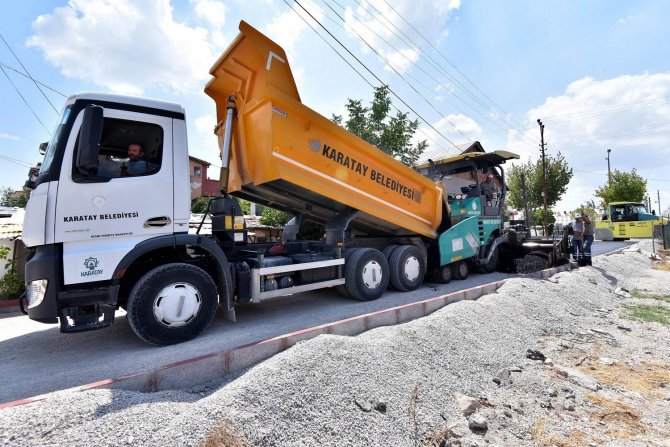 Karatay Belediyesi, Asfalt Çalışmalarında 2021’de Kendi Rekorunu Kırdı
