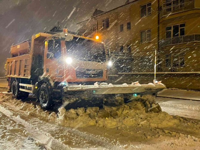 Selçuklu’da Kar Mesaisi