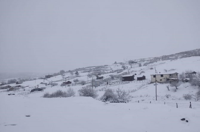Ordu’nun Yükseklerinde Kar Yağışı