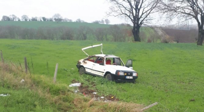 Samsun’da Otomobil Takla Attı: 2 Yaralı