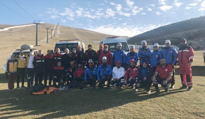 Ladik Akdağ’da Nefesleri Kesen Tatbikat