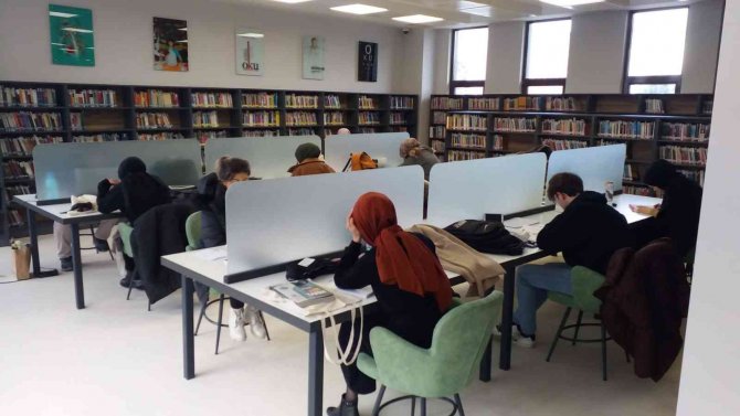 Çorum 7 Gün 24 Saat Açık Kalacak Kütüphanesine Kavuştu