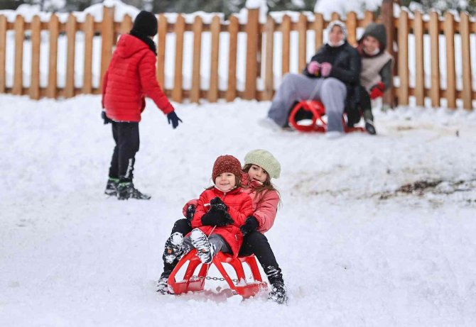 Denizlililer Kar Keyfini Doyasıya Yaşadı