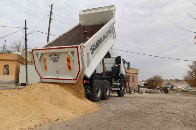 Karaköprü Kırsalında Yol Çalışması