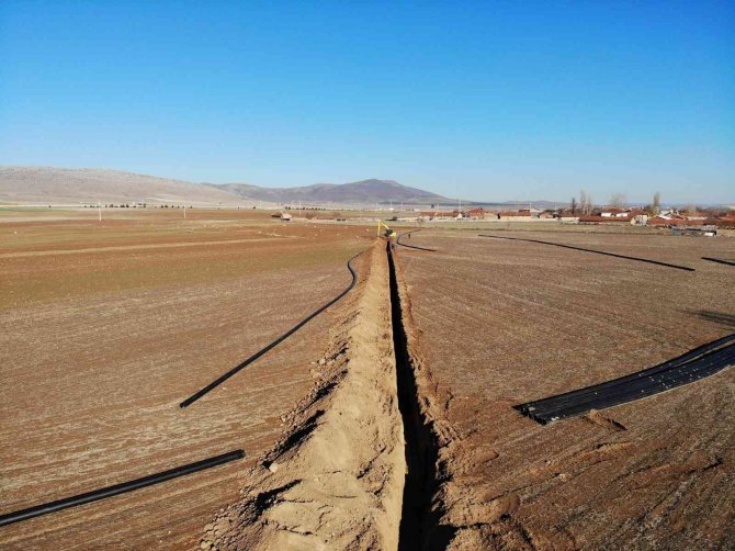Kütahya Beşkarış Sulaması 3. Kısım’da Çalışmalar Aralıksız Devam Ediyor