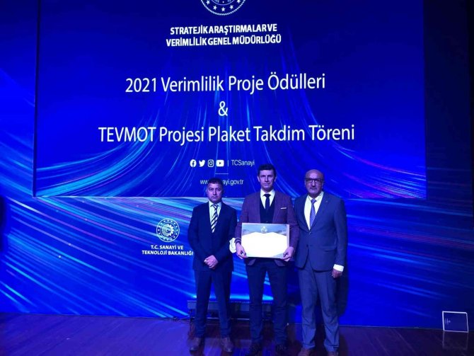 Burhaniye Mesleki Eğitim Merkezine Teşekkür Belgesi