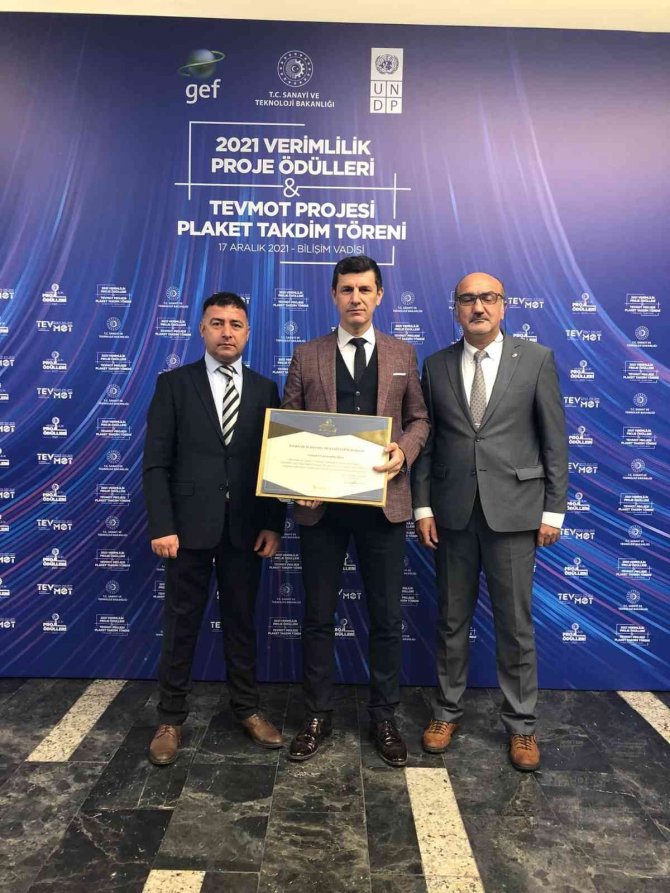 Burhaniye Mesleki Eğitim Merkezine Teşekkür Belgesi