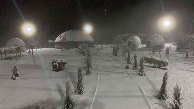 Çorum’da Beklenen Kar Yağışı Başladı