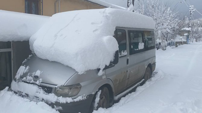 Kar Kalınlığı 50 Santime Ulaştı