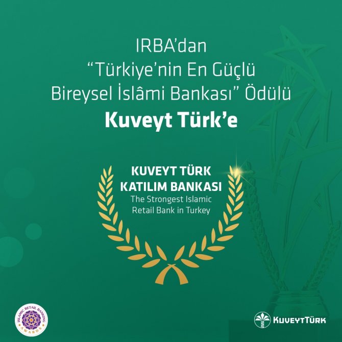 Kuveyt Türk’e ‘Türkiye’nin En Güçlü Bireysel İ̇slami Bankası’ Ödülü