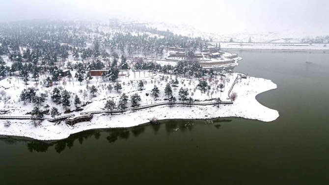 Konya’da Kartpostallık Kar Manzarası