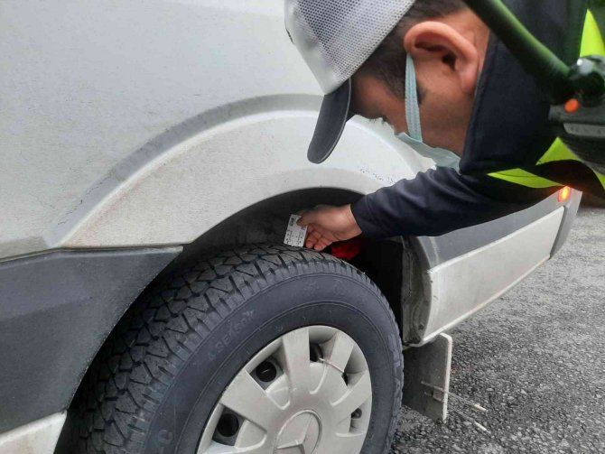 Ordu’da Kış Lastiği Denetimleri Devam Ediyor