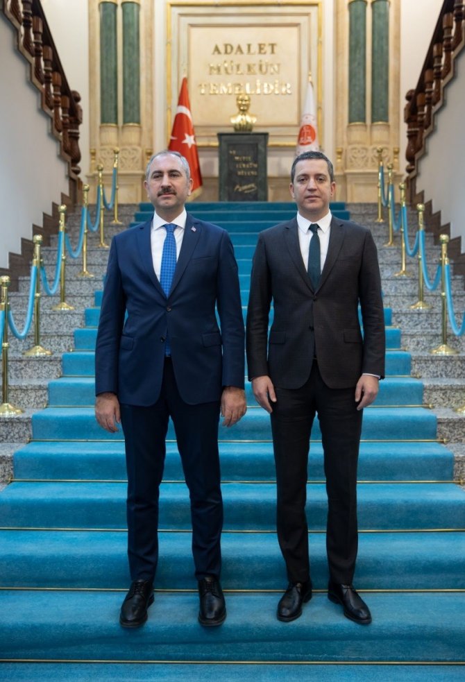 Bakan Gül, Tbb Başkanı Sağkan’ı Kabul Etti