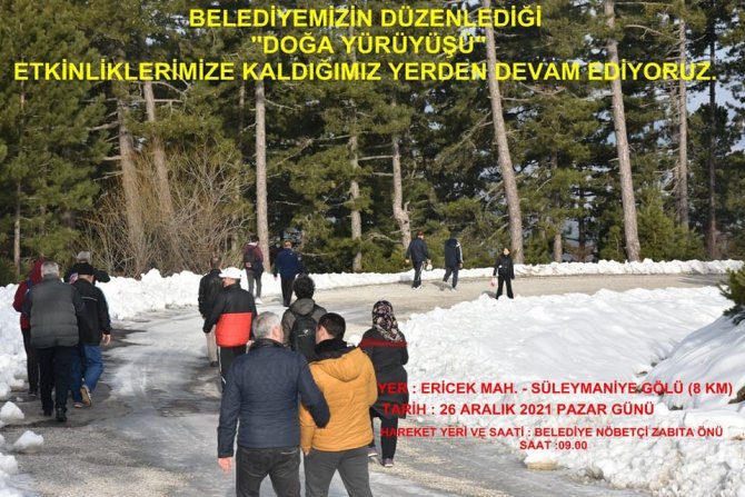 Buharkent’te Sağlık İçin Yürüyecekler