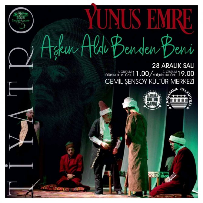 “Yunus Emre” Çarşamba’da Anılacak