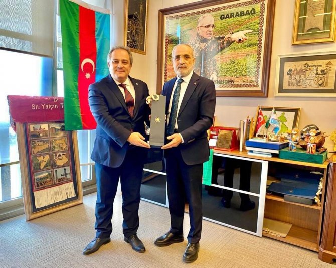 Gazi Üniversitesi Tıp Fakültesi Dekanı İ̇lhan’dan, Cumhurbaşkanı Başdanışmanı Topçu’ya Ziyaret