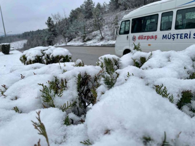 Düzce’nin Kar Manzarası Mest Etti