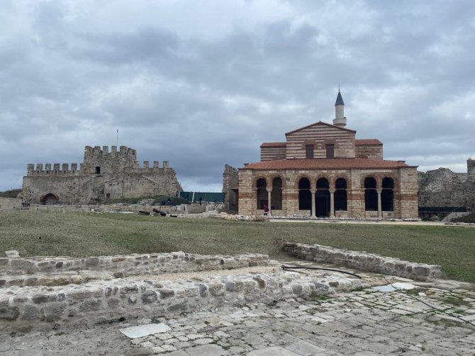 Enez Ayasofya Camii İbadete Açılıyor