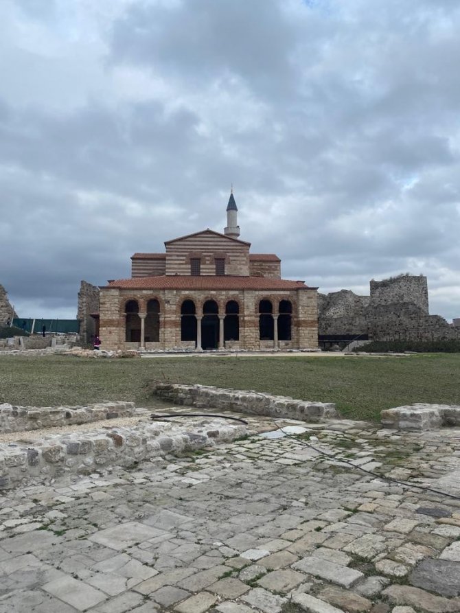 Enez Ayasofya Camii İbadete Açılıyor